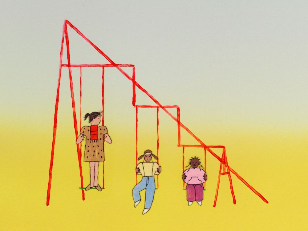 Animated film inspired by Isamu Noguchi’s Playground Equipment
