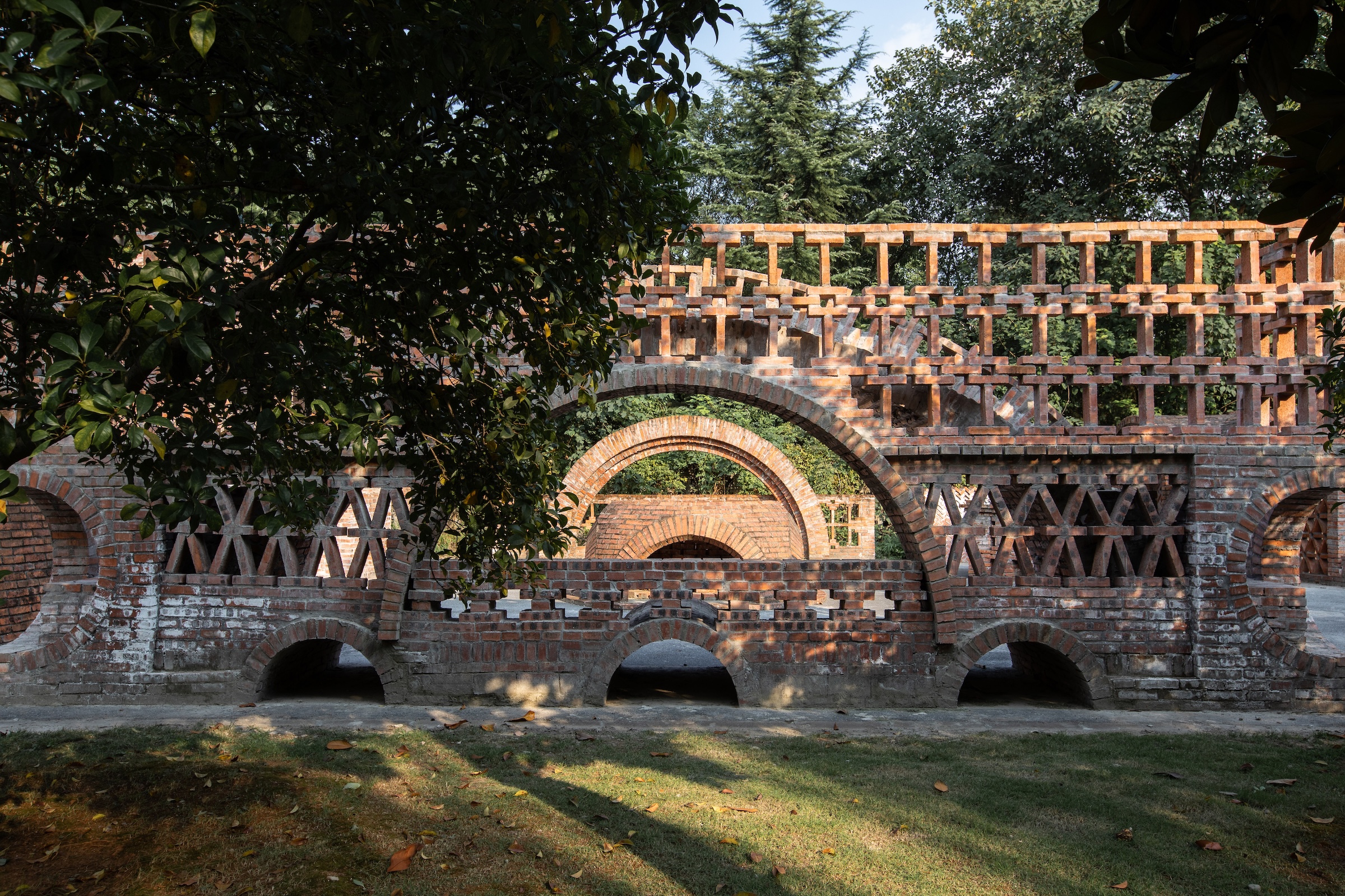 Image of brick playground