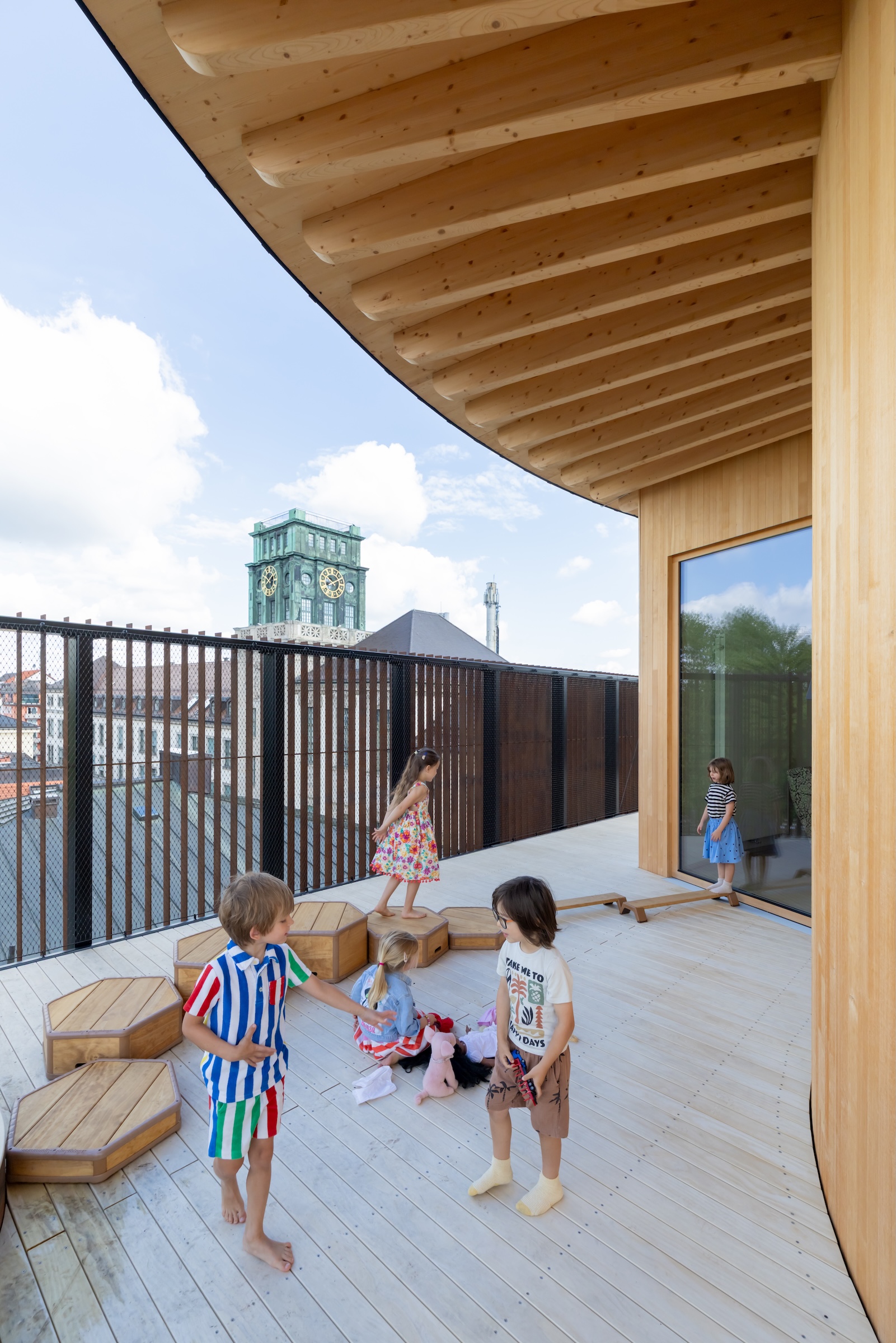 Image of daycare center, at the Technical University of Munich.