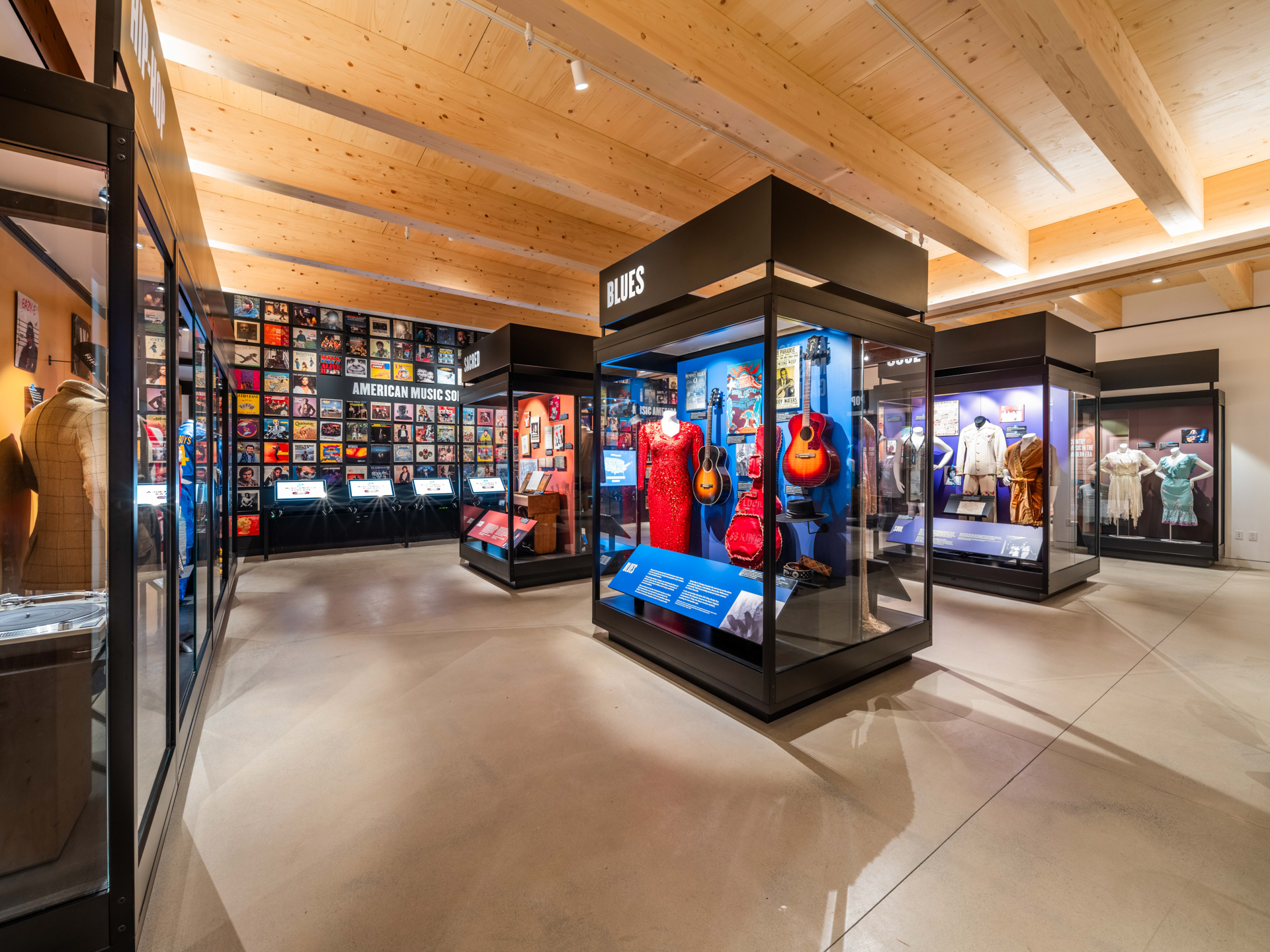 Image of Springsteen Center for American Music exhibition.