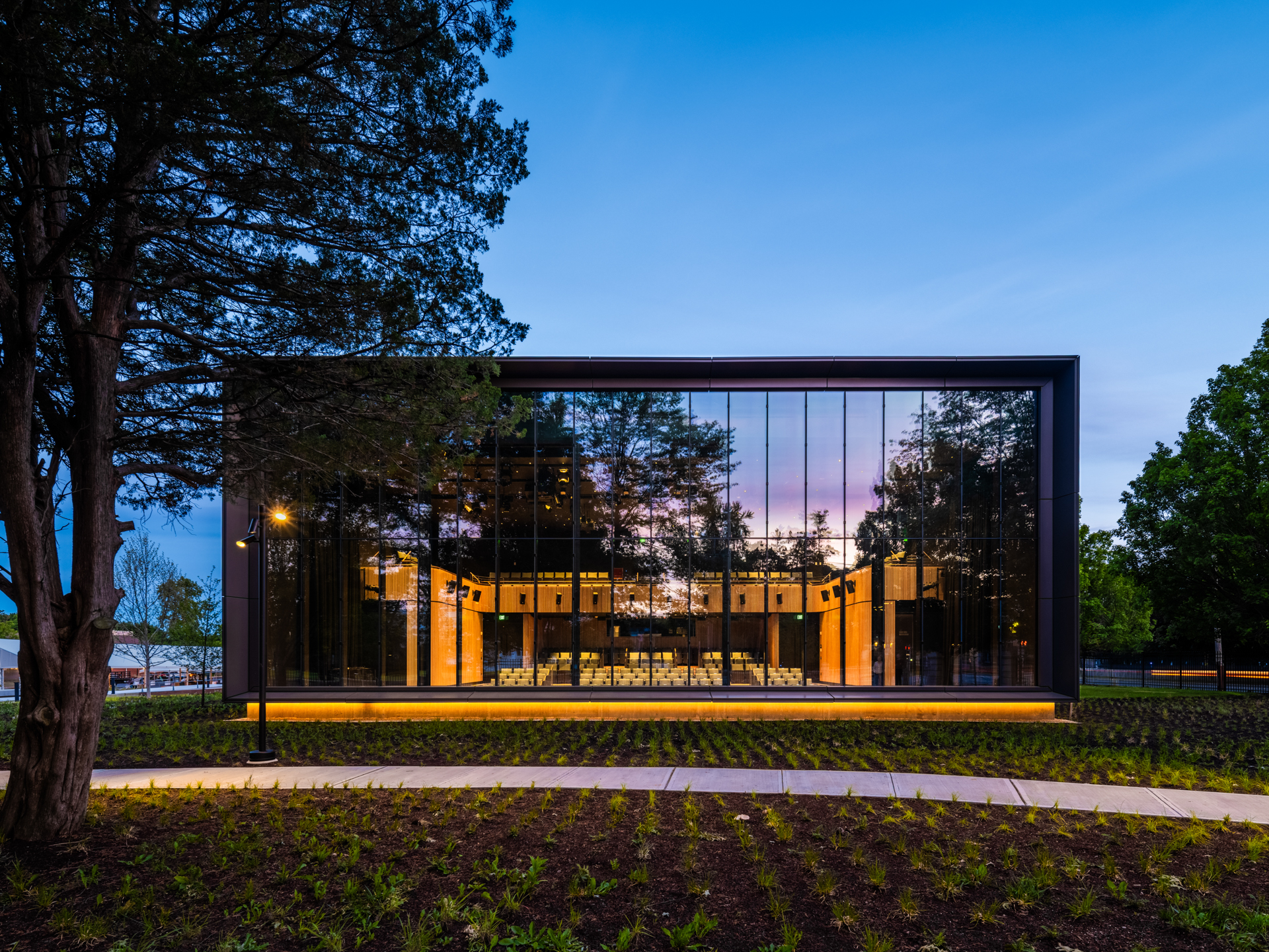 Exterior image of Springsteen Center for American Music.