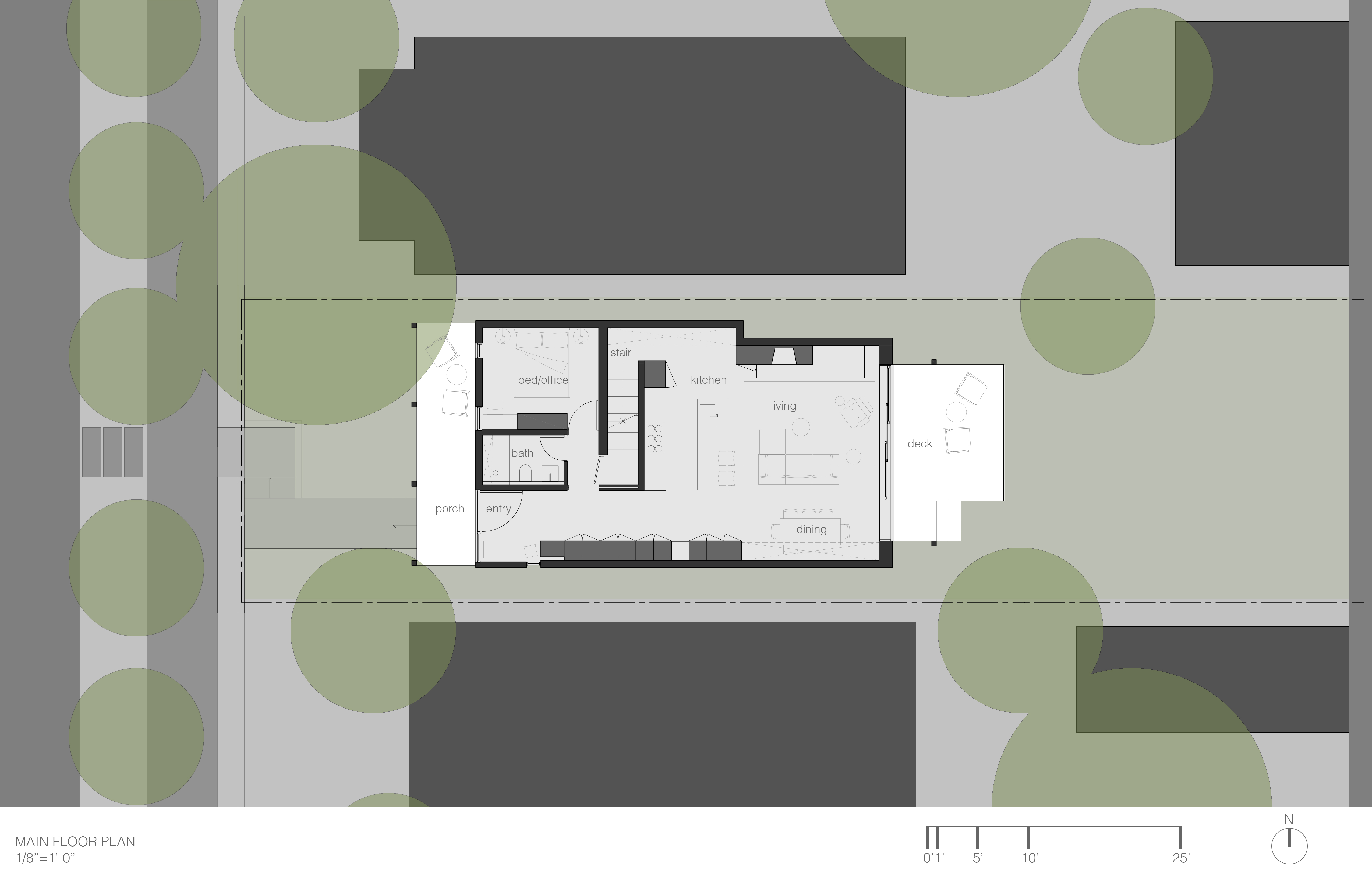 Madison Park Bungalow drawing