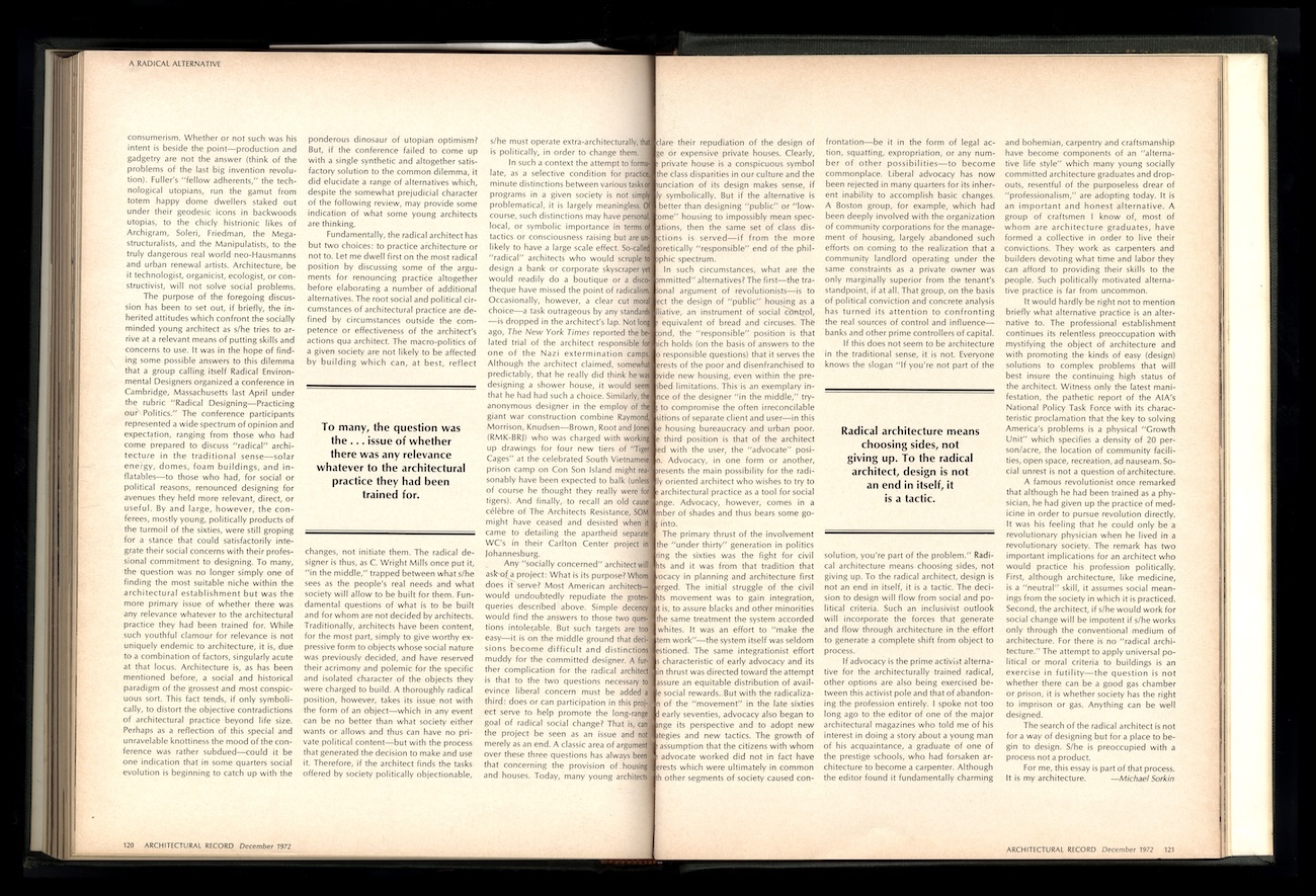 Architectural Record, December 1972