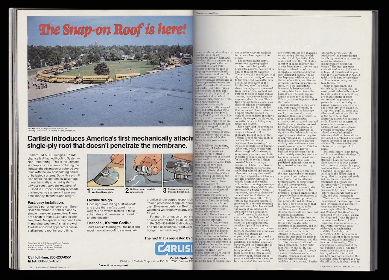 Architectural Record, January 1984
