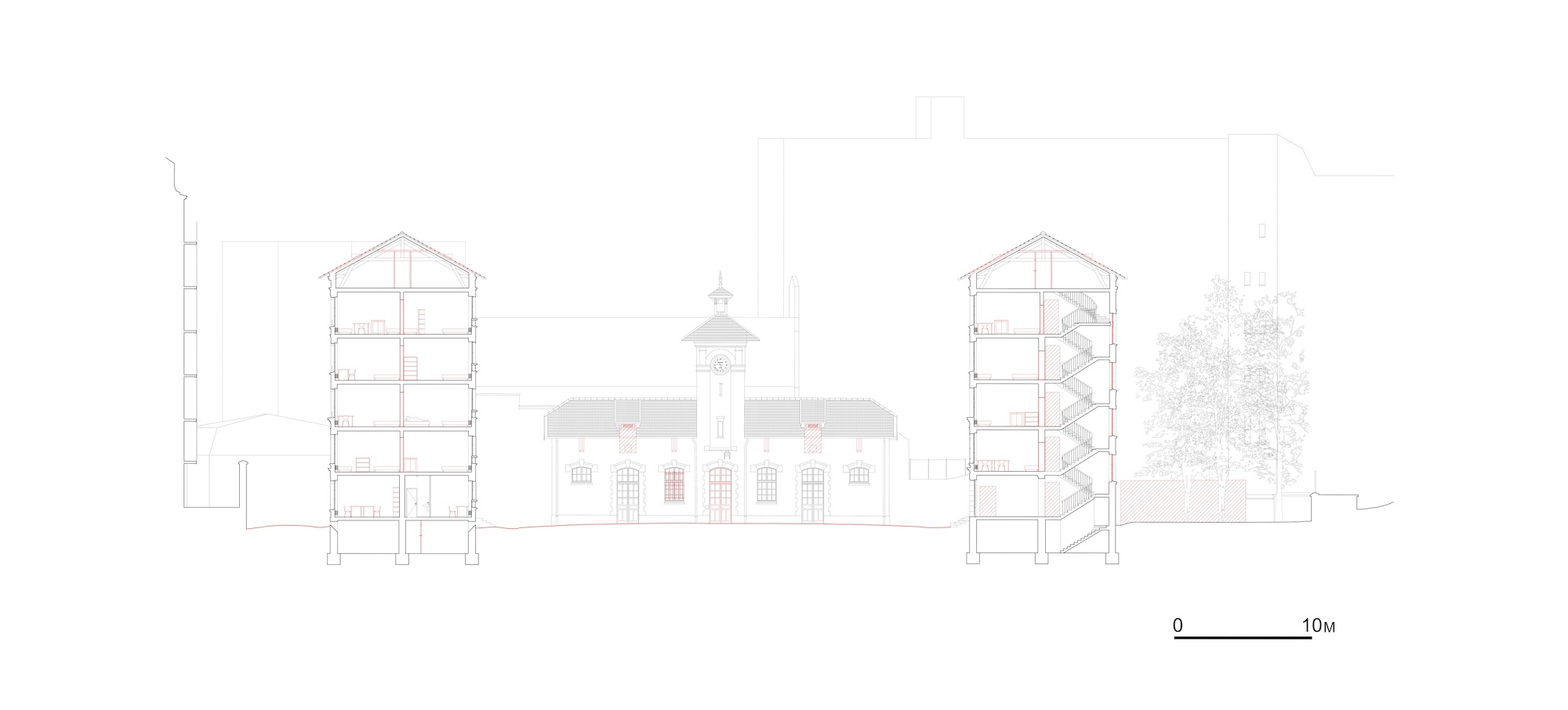Caserne Exelmans drawing