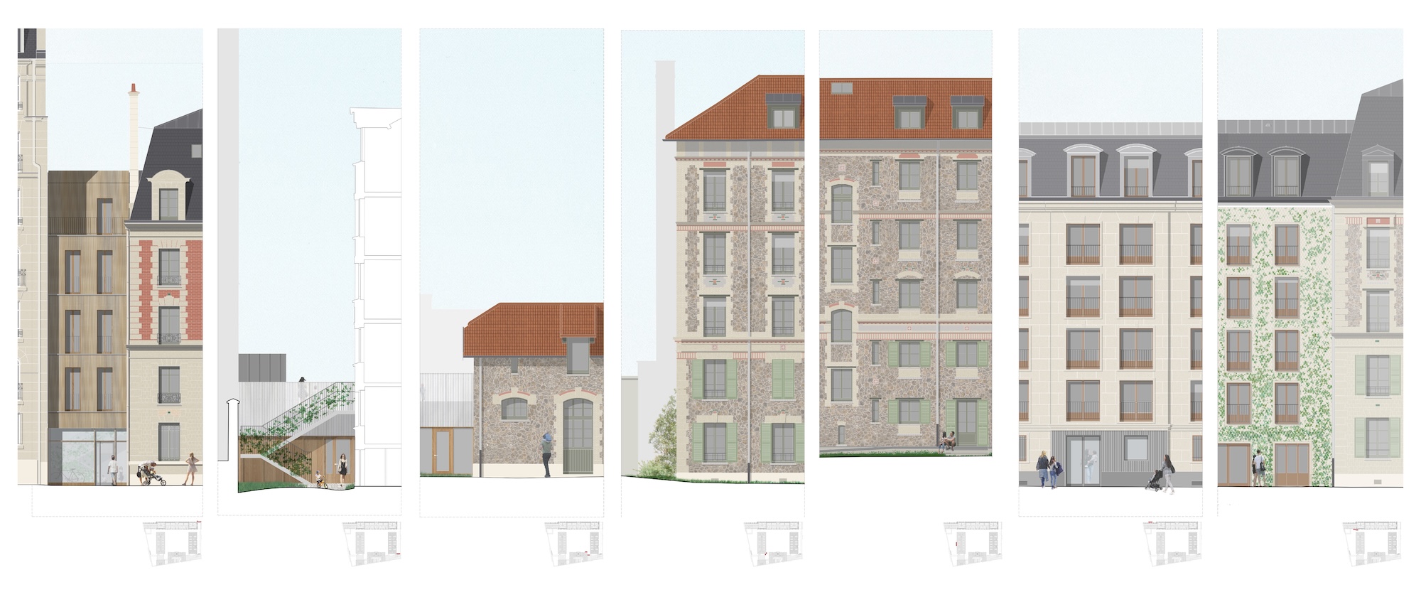 Caserne Exelmans drawing