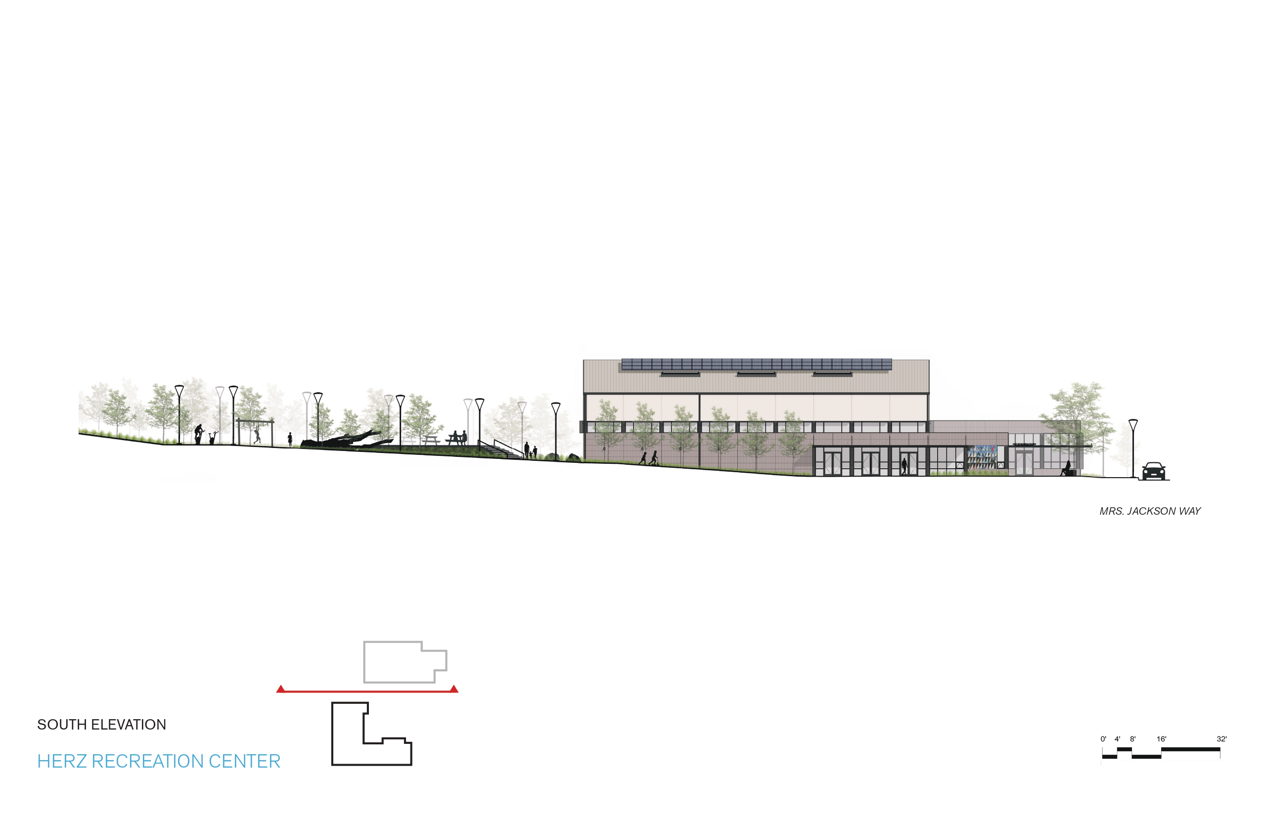 Herz Rec Center drawing