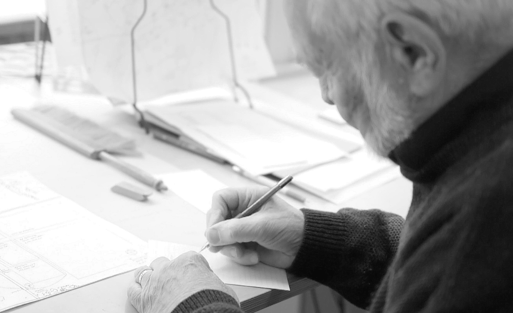 Tom Nelson sketching