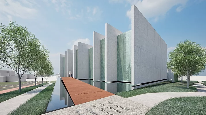 Ayn Rand Center entrance Ayn Rand Center rendering