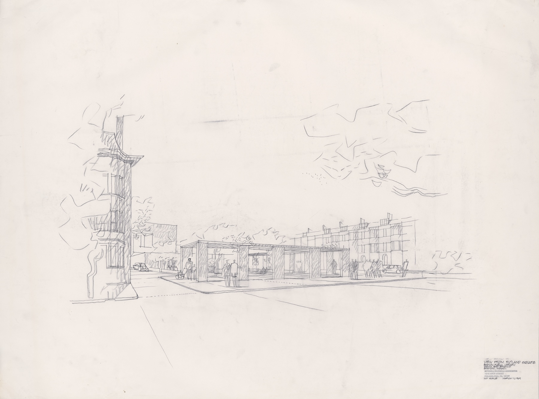 Boston South End Library drawings