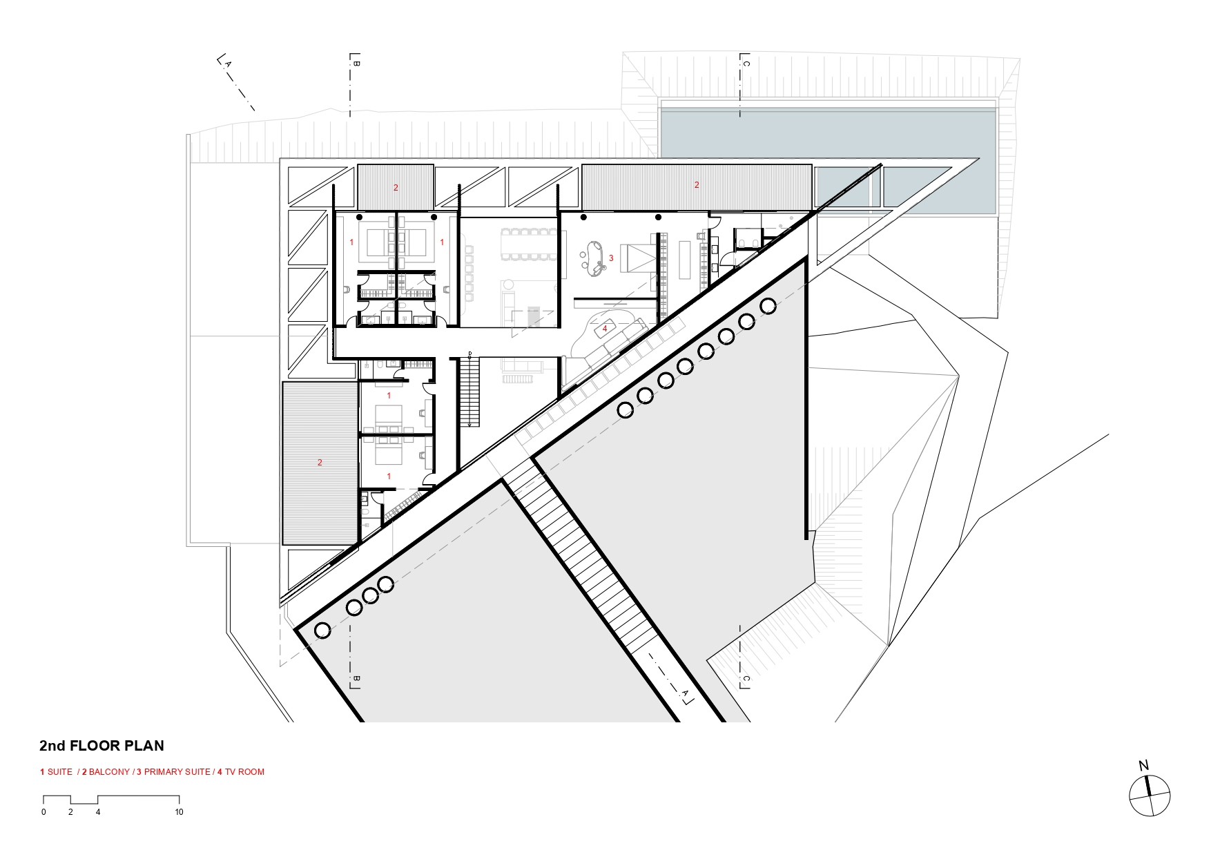 Tangram House drawing