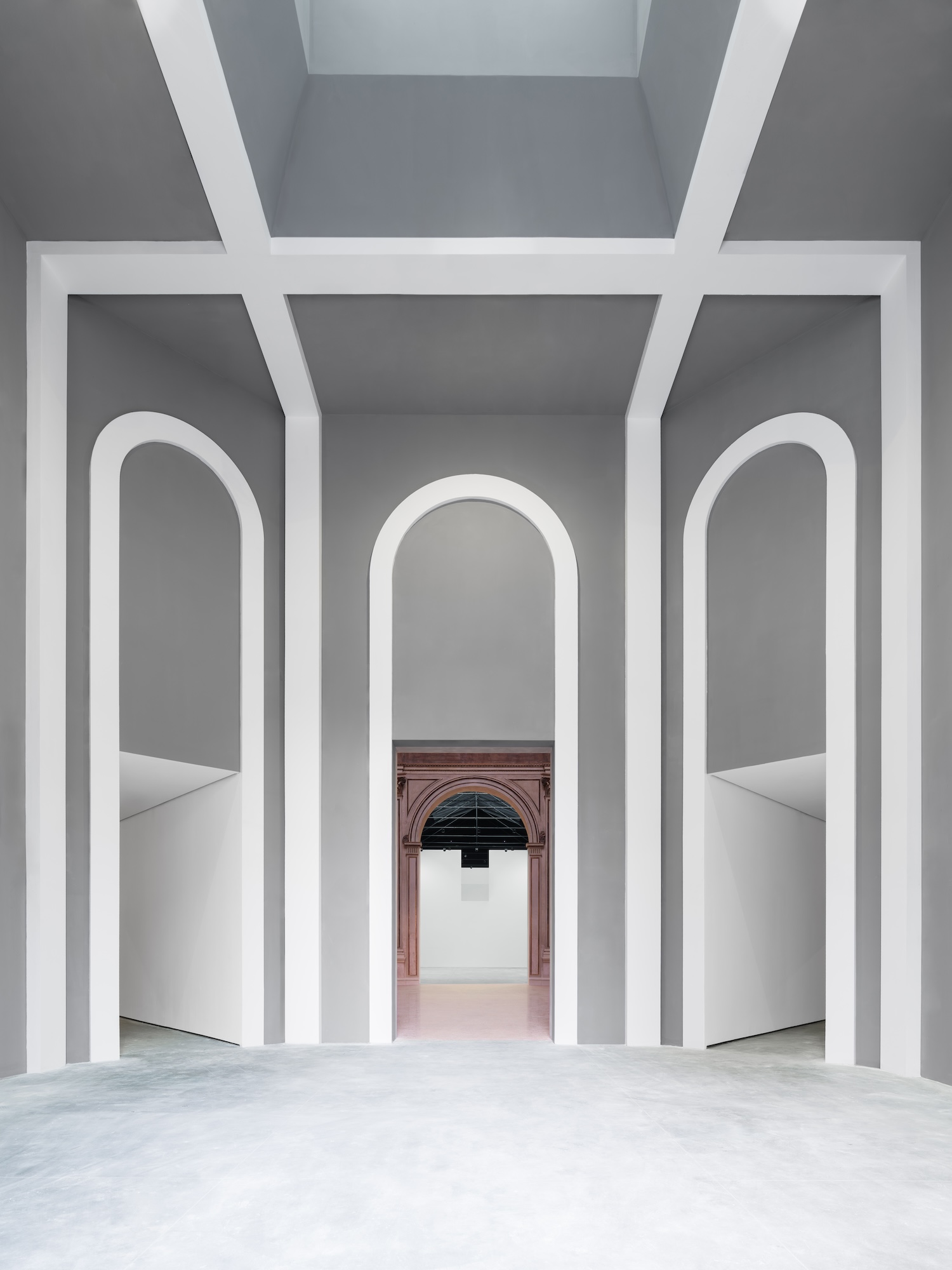 renovated central pavilion, venice benniale