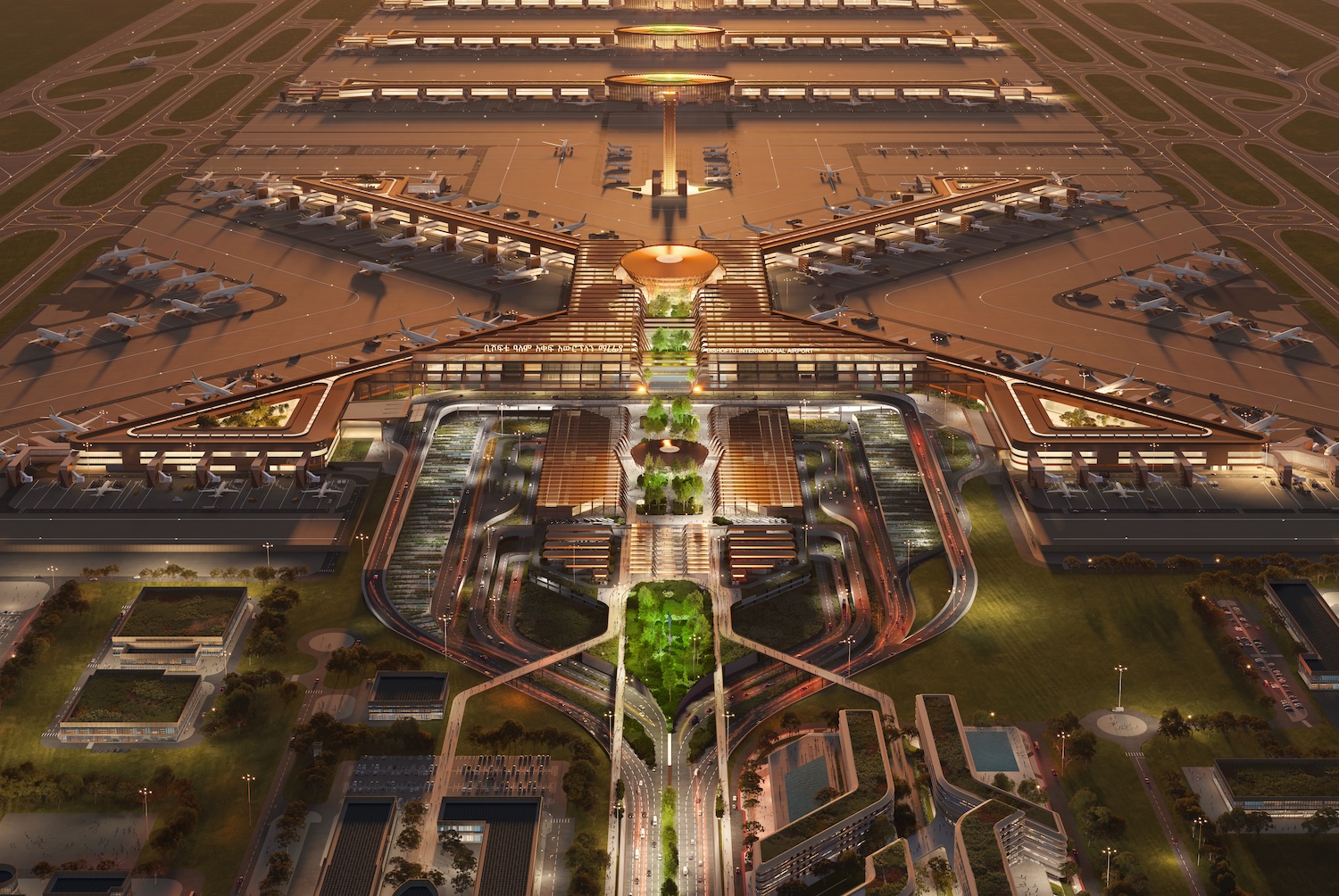 Bishoftu International Airport rendering