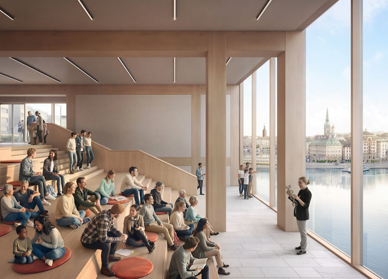 Nobel Center interior rendering