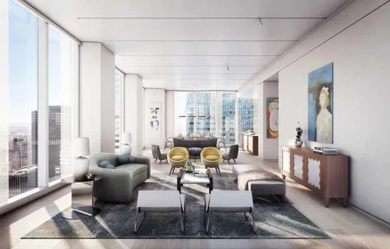 Renderings of Foster + Partners Swank 100 East 53rd Street Tower