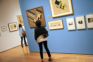 Installation view of Bauhaus 1919'1933: Workshops for Modernity at the Museum of Modern Art