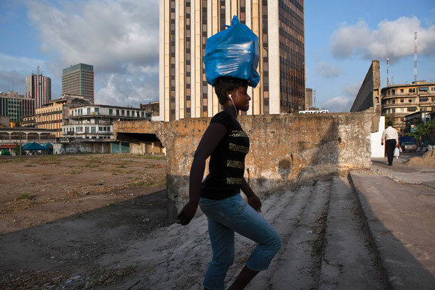 By mid-century, 60 percent of Africa’s booming and relatively young population will live in cities like this modern metropolis
