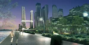 Proposals for developing the Hudson Yards site