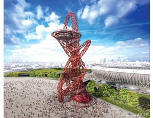The ArcelorMittal Orbit will be ready to greet crowds at London’s 2012 Summer Olympics.