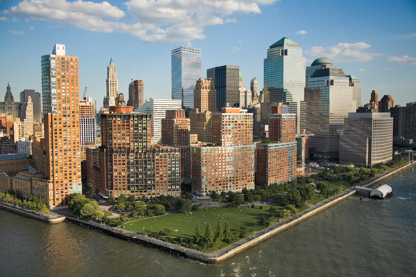 Battery Park City, 92-acre development in Lower Manhattan