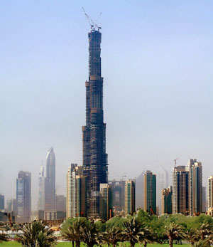 Burj Dubai during the day