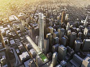 Proposal by the team of Skidmore Owings & Merrill and the Rockefeller Group Development Corporation