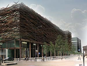 Rudy Ricciotti's bamboo building in Paris.