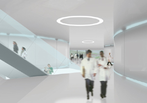 Interior escalator tubes