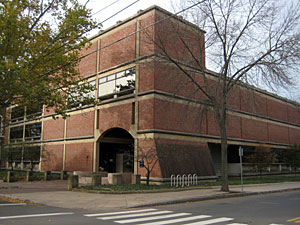 Seeley G. Mudd Library (1982), designed by Roth and Moore, is slated for demolition.