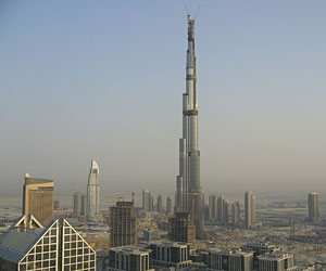 The Burj Dubai, the world’s tallest building
