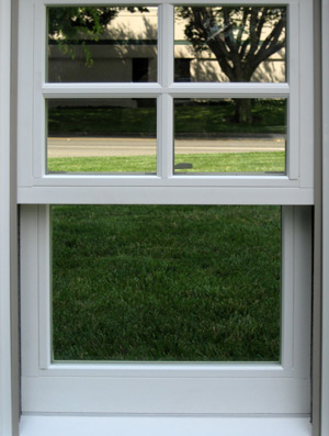 An installation of the window